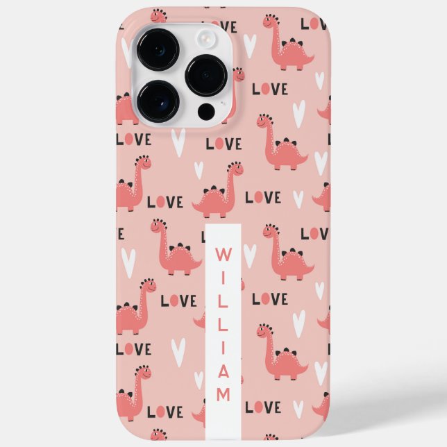 Funda De Case-Mate Para iPhone Caso de teléfono de niños con nombre personalizado (Reverso)