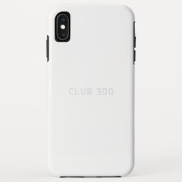 FUNDA PARA iPhone XS MAX CASO DE TELÉFONO DEL CLUB 300
