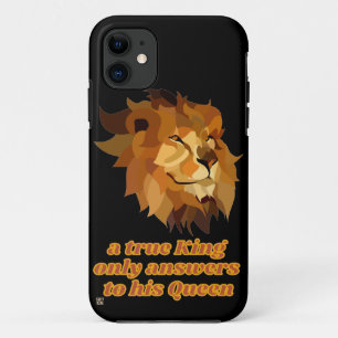 Funda Para iPhone 11 caso de teléfono divertido "UN VERDADERO REY..."
