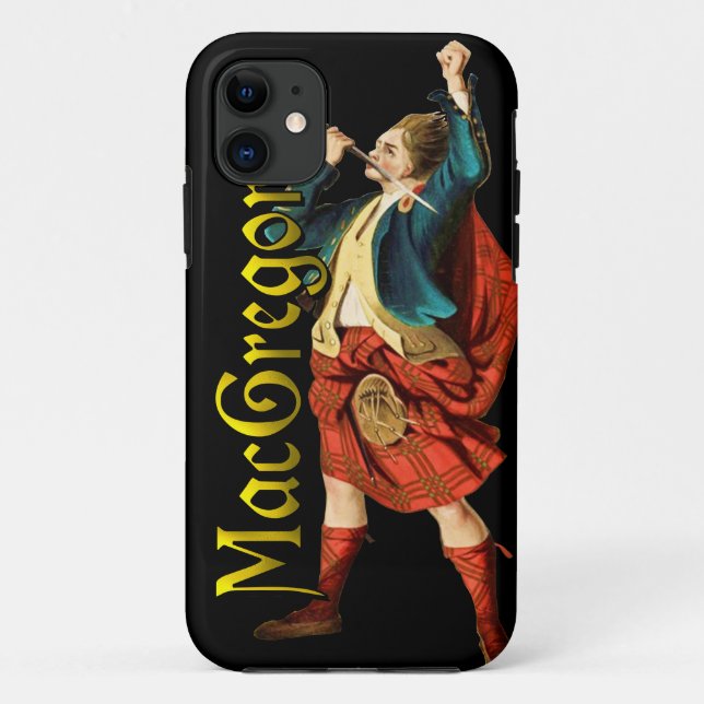 Funda De Case-Mate Para iPhone Caso del Antiguo Clan MacGregor de Escocia (Reverso)