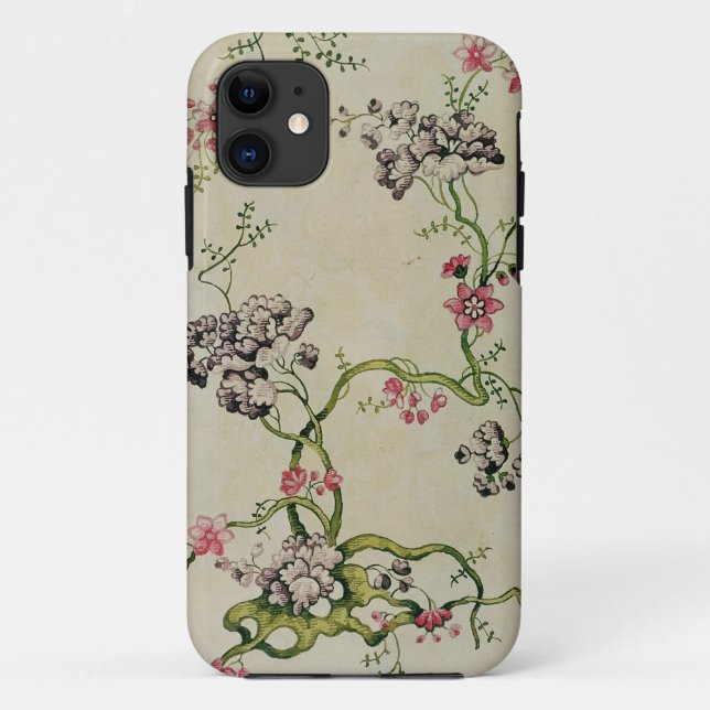 Funda De Case-Mate Para iPhone Caso del diseño floral iPhone4 (Reverso)