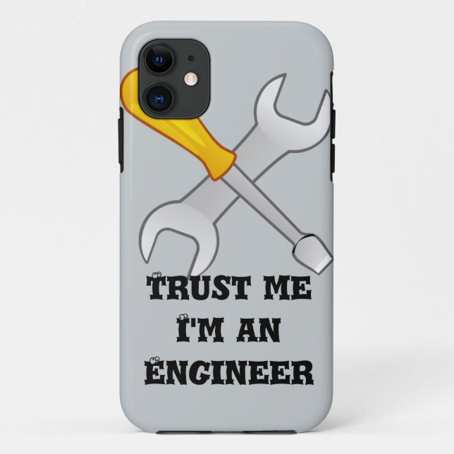 Funda De Case-Mate Para iPhone Caso del ingeniero (Reverso)