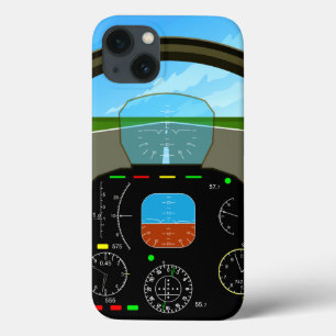 Funda Para iPhone 13 Caso del iPad de la carlinga del aeroplano