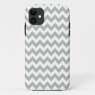 Funda Para iPhone 11 Caso del iPhone 5/5S de Chevron de los gris