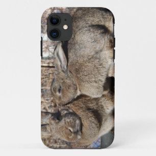 Funda Para iPhone 11 caso del iPhone 5 con los conejitos smooching