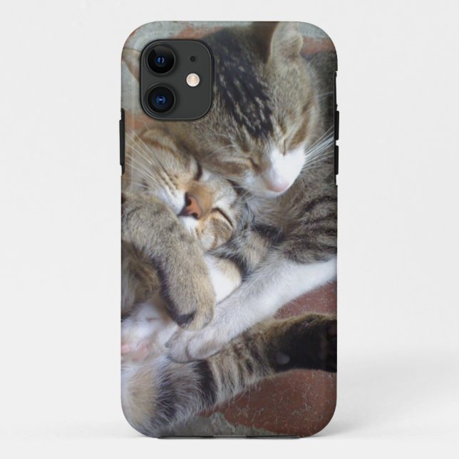 Funda De Case-Mate Para iPhone caso del iPhone 5 con los gatitos napping (Reverso)