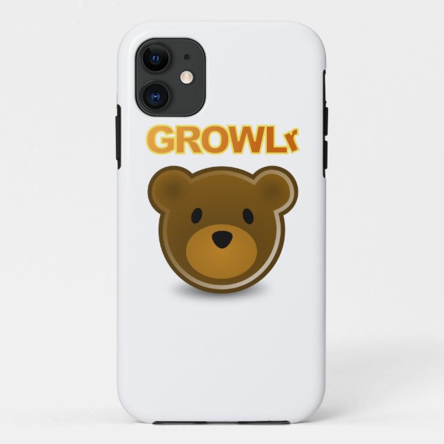 Funda De Case-Mate Para iPhone Caso del iPhone 5 de GROWLr (Reverso)