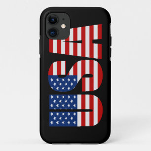 title_seo2 Caso del iPhone 5 de la bandera americana de los