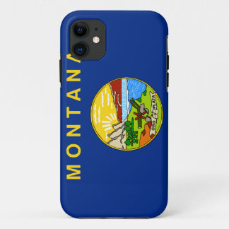Funda Para iPhone 11 Caso del iPhone 5 de la bandera de Montana