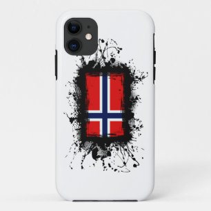 Funda Para iPhone 11 Caso del iPhone 5 de la bandera de Noruega
