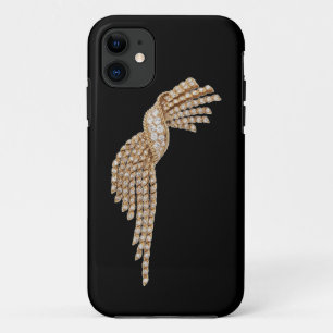 title_seo2 Caso del iPhone 5 de la borla del oro del diamante