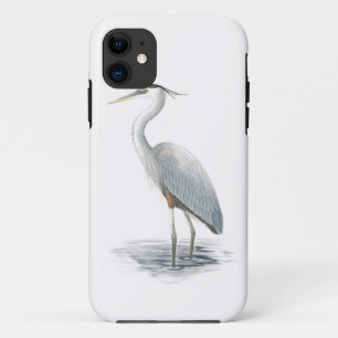 Funda Para iPhone 11 Caso del iPhone 5 de la garza de gran azul