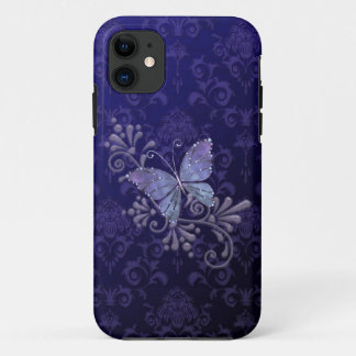 Funda Para iPhone 11 Caso del iPhone 5 de la mariposa de la joya