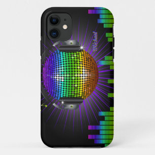 Funda Para iPhone 11 Caso del iPhone 5 de la música del disco de DJ