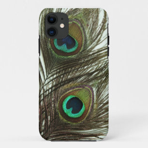 Funda Para iPhone 11 Caso del iPhone 5 de la pluma del pavo real