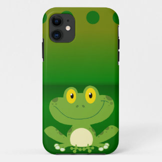 Funda Para iPhone 11 Caso del iPhone 5 de la rana del dibujo animado