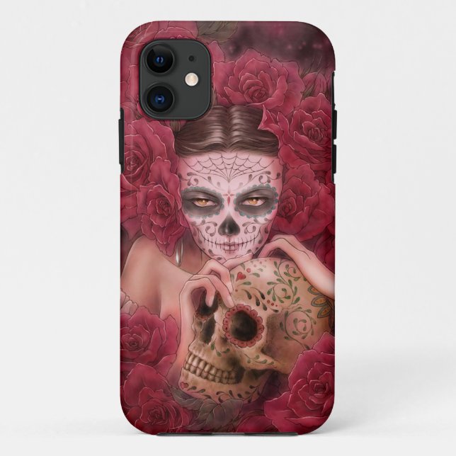 Funda De Case-Mate Para iPhone Caso del iPhone 5 de Las Calaveras (Reverso)