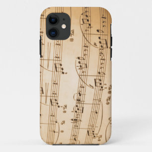 Funda Para iPhone 11 Caso del iPhone 5 de las notas musicales