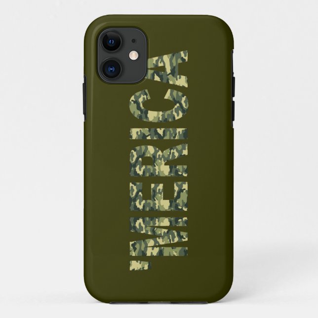 Funda De Case-Mate Para iPhone 'Caso del iPhone 5 de MERICA Camo (Reverso)