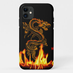Funda Para iPhone 11 Caso del iPhone 5 del dragón del fuego de la