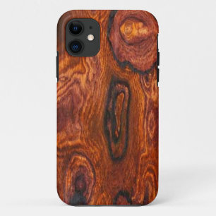 Funda Para iPhone 11 Caso del iPhone 5 del final de Cocobolo (madera)