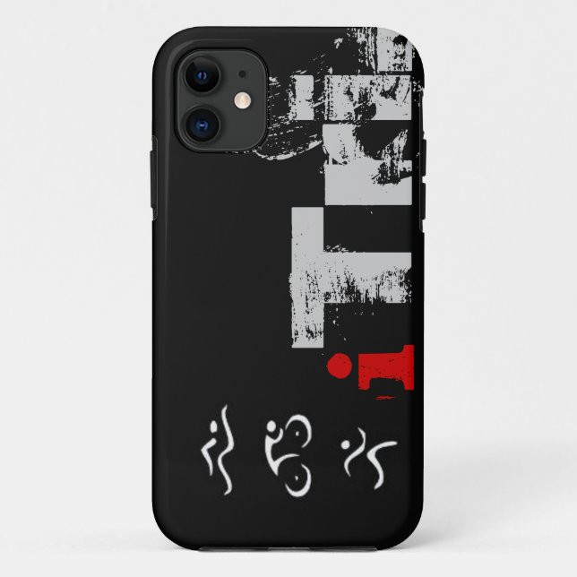 Funda De Case-Mate Para iPhone caso del iPhone 5 del iTri (Reverso)