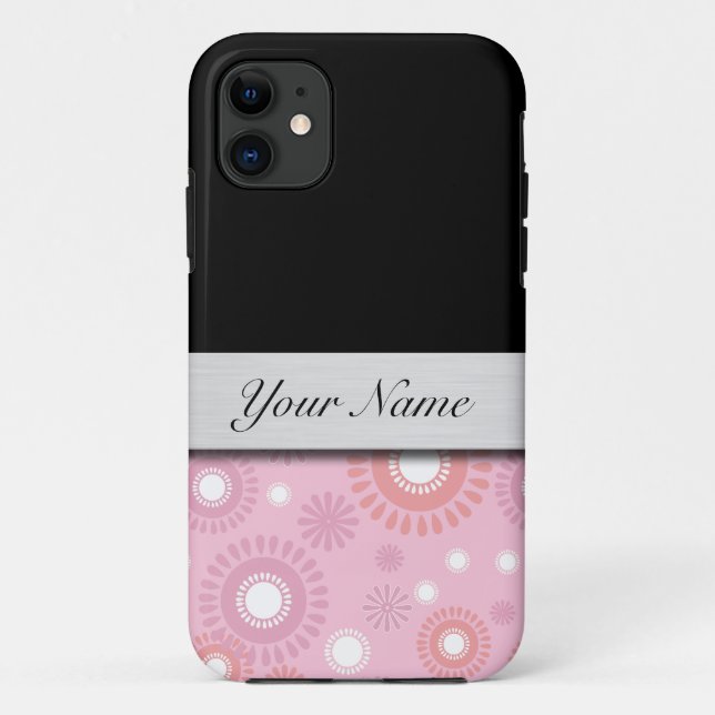 Funda De Case-Mate Para iPhone Caso del iPhone 5 del monograma (Reverso)
