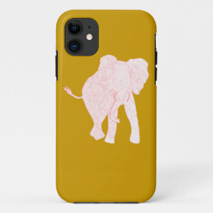 Funda Para iPhone 11 Caso del iPhone 5 del rojo/de la mostaza