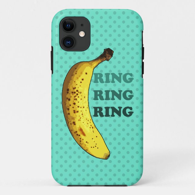 Funda De Case-Mate Para iPhone Caso del iPhone 5 del teléfono del plátano (Reverso)