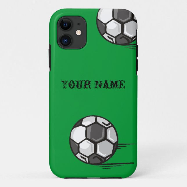 Funda De Case-Mate Para iPhone Caso del iPhone 5 del tema del fútbol (Reverso)