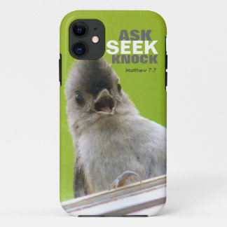Funda Para iPhone 11 Caso del iPhone 5 del verso de la biblia: 7:7 de