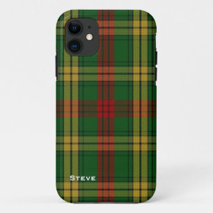 Funda Para iPhone 11 Caso del iPhone 5S de la tela escocesa de tartán
