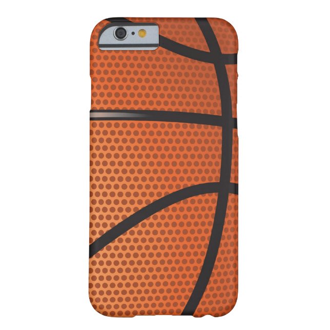 Funda De Case-Mate Para iPhone caso del iPhone 6 - baloncesto (Reverso)