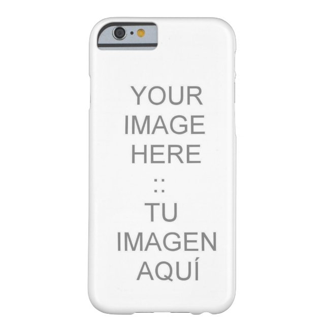 Funda De Case-Mate Para iPhone caso del iPhone 6 con Barely There adaptable (Reverso)