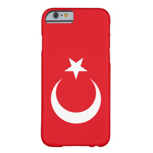 Funda Barely There Para iPhone 6 Caso del iPhone 6 de la bandera de Turquía