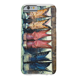 Funda Barely There Para iPhone 6 Caso del iPhone 6 de las botas de vaquero