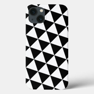 Funda Para iPhone 13 Caso del iPhone 6 de los TRIÁNGULOS (MODELO BLANC