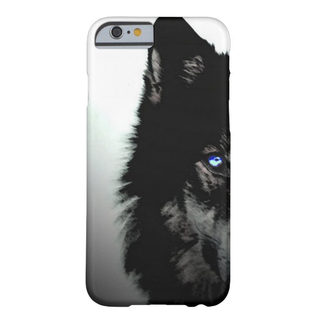 Funda De Case-Mate Para iPhone Caso del iPhone 6 del lobo (Reverso)