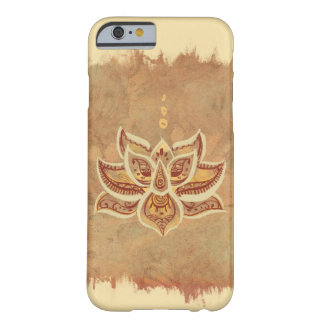 Funda Barely There Para iPhone 6 Caso del iPhone 6 del vintage de la flor de Lotus