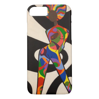 Funda Para iPhone 8/7 Caso del iPhone 7 de la "señora pintada"