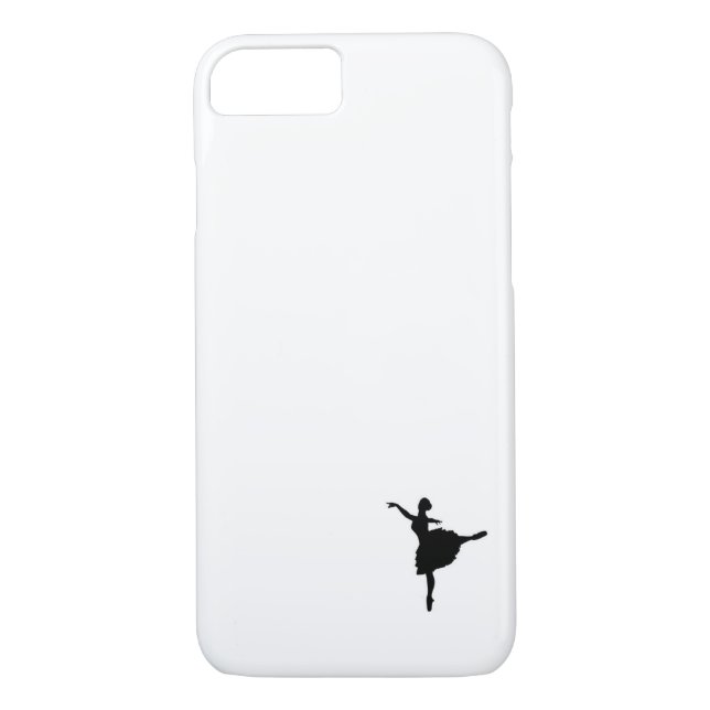 Funda De Case-Mate Para iPhone Caso del iPhone 7 del bailarín de ballet (Reverso)