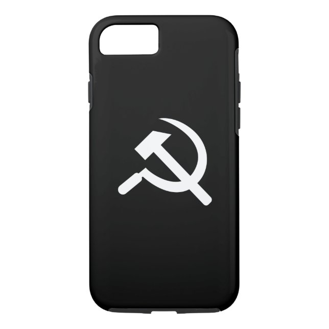 Funda De Case-Mate Para iPhone Caso del iPhone 7 del pictograma del martillo y de (Reverso)