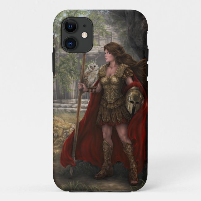 Funda De Case-Mate Para iPhone Caso del iPhone de Athena Barely There (Reverso)