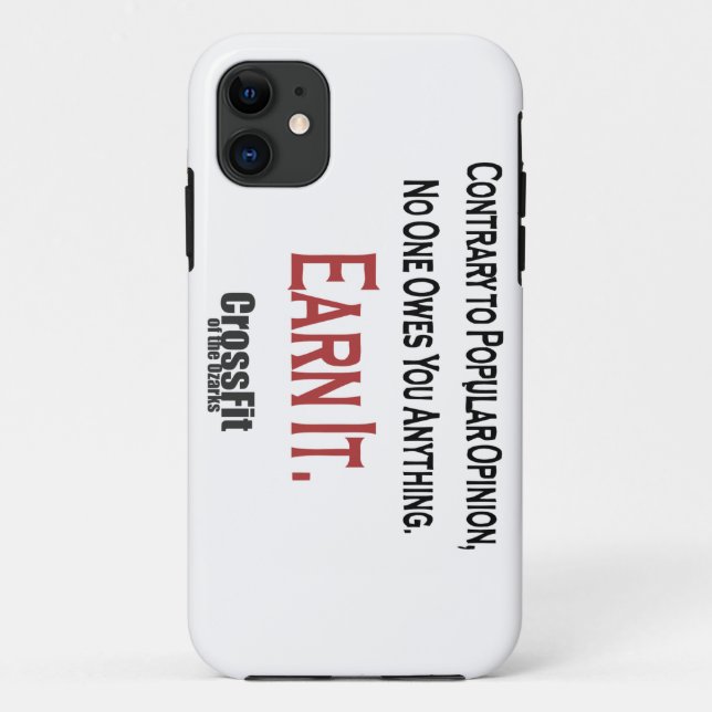 Funda De Case-Mate Para iPhone Caso del iPhone de CrossFit (Reverso)