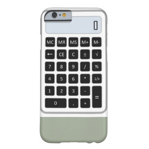 Funda Barely There Para iPhone 6 Caso del iPhone de la calculadora