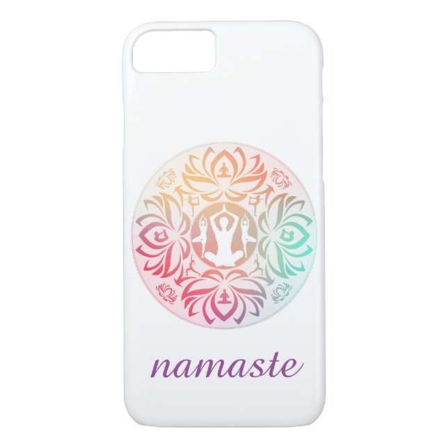 Funda De Case-Mate Para iPhone Caso del iPhone de la yoga (Reverso)