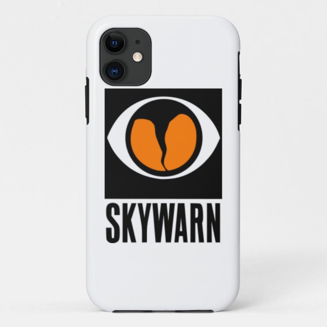 Funda De Case-Mate Para iPhone Caso del iPhone de Skywarn (Reverso)
