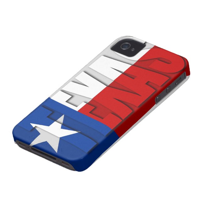 Funda De Case-Mate Para iPhone Caso del iPhone de Tejas (Abajo)