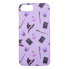 Funda Para iPhone 8/7 Caso del iPhone de Witchy de la lavanda