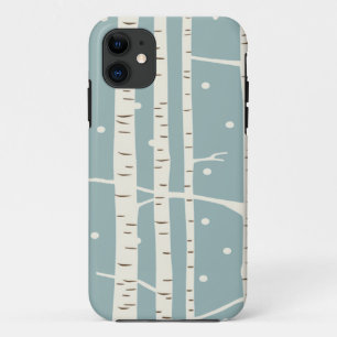 Funda Para iPhone 11 Caso del iPhone del árbol de abedul
